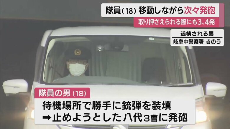 男が乗った車（15日）