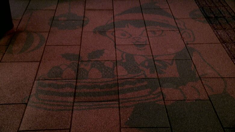 「猫娘」の影絵