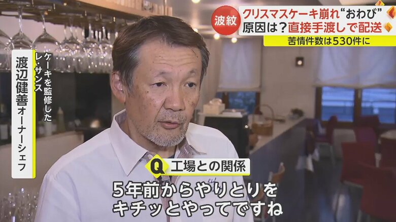 「なんでこういうふうになっているか、本当に調査中」だという