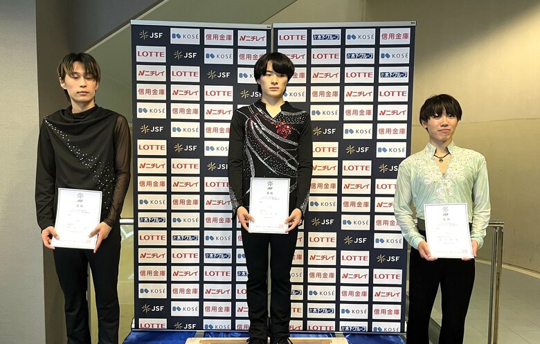 シニア男子表彰台（中四国九州選手権）
