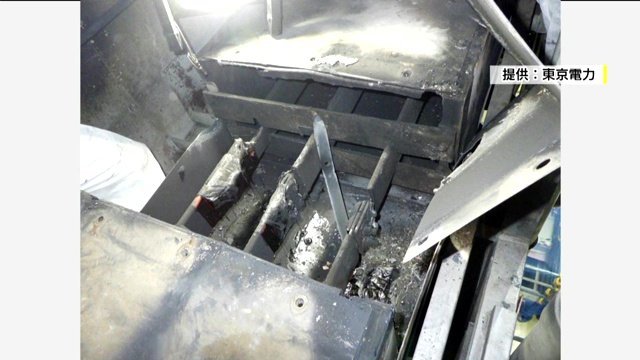 タービン建屋での火災（画像提供：東京電力）