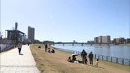 季節外れの暖かさに♪新潟市は19℃超で5月上旬並みの気温　家族で散歩する姿も　融雪による土砂災害などに注意