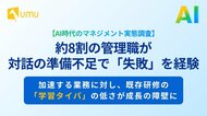 【AI時代のマネジメント実態調査】約8割の管理職が、対話の準備不足で「失敗」を経験