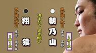 朝乃山　白星発進　大相撲名古屋場所