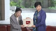 今年100歳の石井ふく子さんを小池都知事が訪問　ギネス認定の現役テレビプロデューサー　敬老の日恒例行事で長寿祝う
