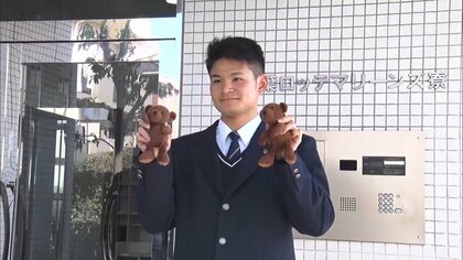 ロッテ中森俊介が入寮「幼稚園からずっと一緒」の相棒と共に