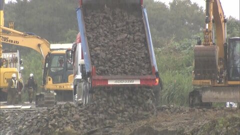 印旛沼決壊など堤防の復旧続く千葉で再び大雨か　再び関東に接近する台風26号に被災施設「対策のしようがない」