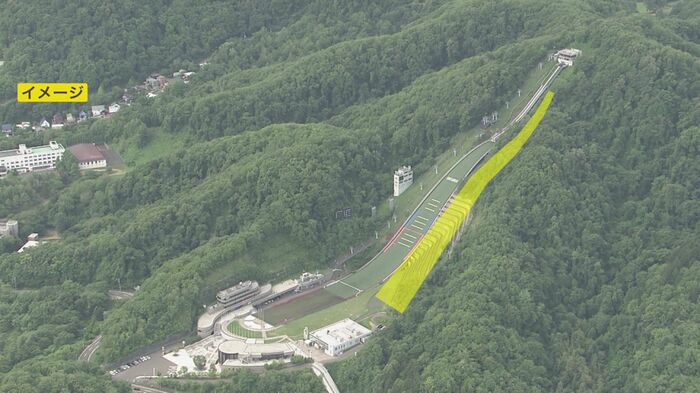 大倉山ジャンプ競技場の整備計画が進む(イメージ図)
