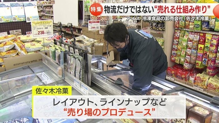 売り場のプロデュースも手掛ける