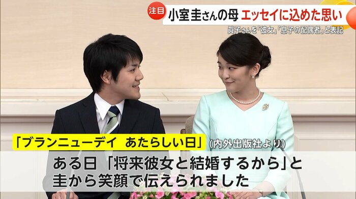 2017年に行われた婚約内定会見