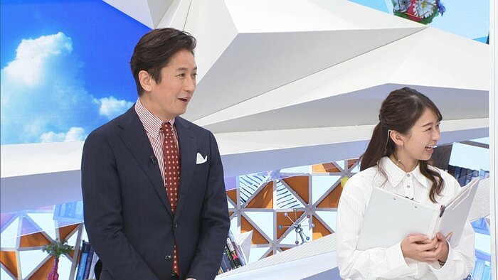 MC谷原章介 小室瑛莉子アナウンサー