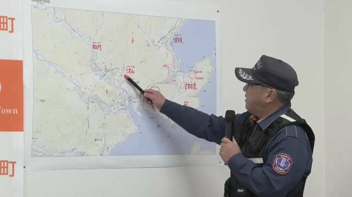 状況を説明する大槌町の会見（4月27日午前）