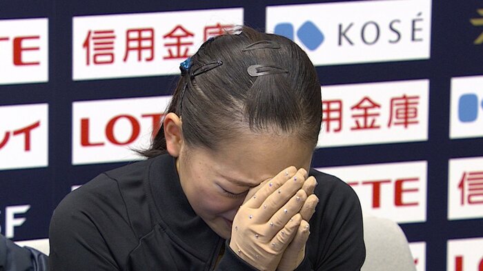 キスアンドクライで安堵する奥野友莉菜