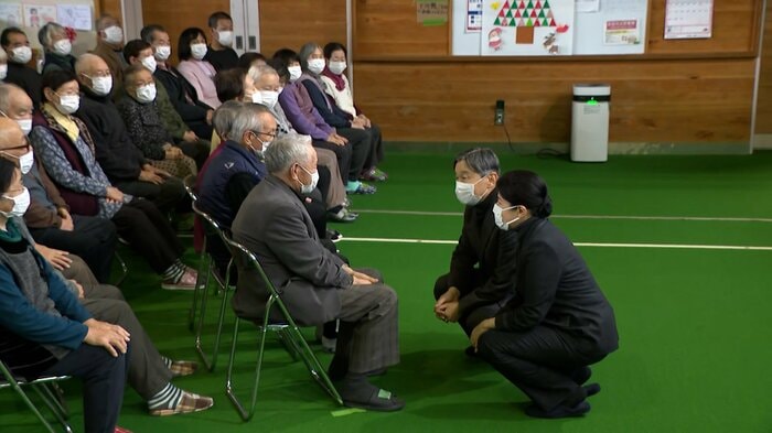 2024年の1年間で能登を3回訪問された、天皇皇后両陛下(2024年12月)