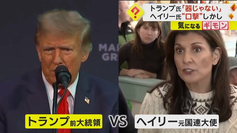 ニューハンプシャー州予備選へ…共和党候補の指名争いはトランプ氏vsヘイリー氏の“一騎打ち”に【米大統領選】｜FNNプライムオンライン