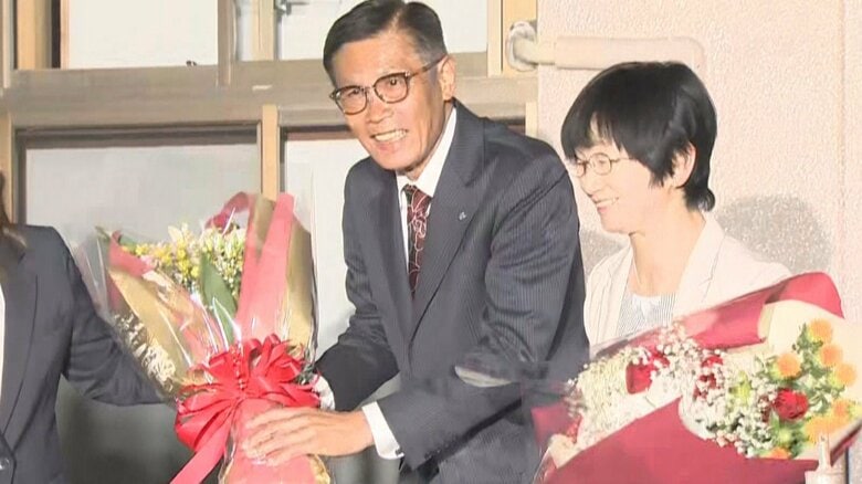 【速報】朝日町長選挙、現職の笹原靖直氏が4選 12年ぶりの選挙戦を制す 「町の未来のために全身全霊で取り組む」 富山|FNNプライムオンライン