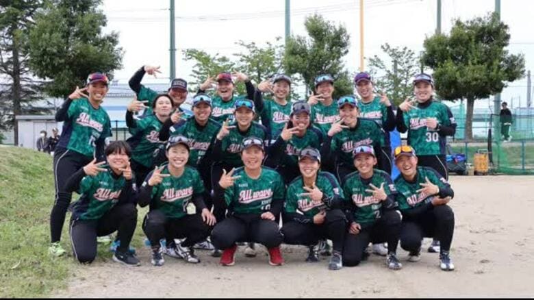 鹿児島から日本女子ソフトボールリーグ参戦のMORI ALL WAVE KANOYAが開幕連勝｜FNNプライムオンライン