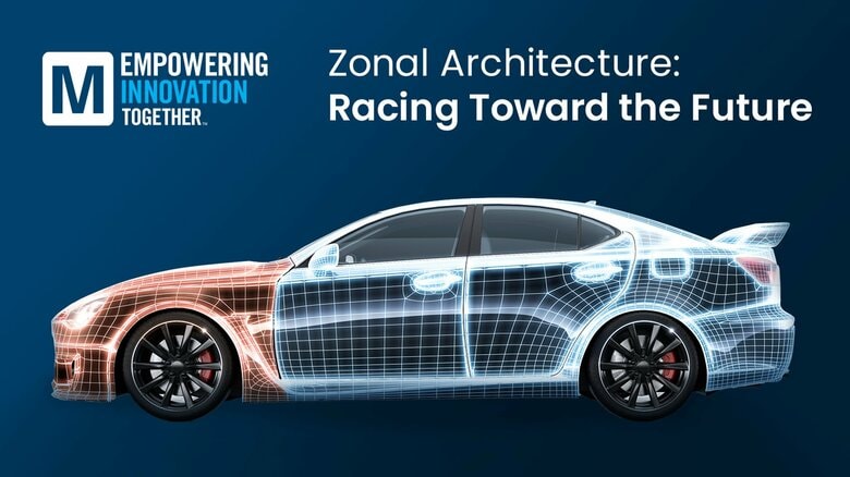 マウザー、最新の「Empowering Innovation Together プログラム」シリーズでSDV(ソフトウェア・ディファインド・ビークル)におけるゾーンアーキテクチャの可能性を深掘り