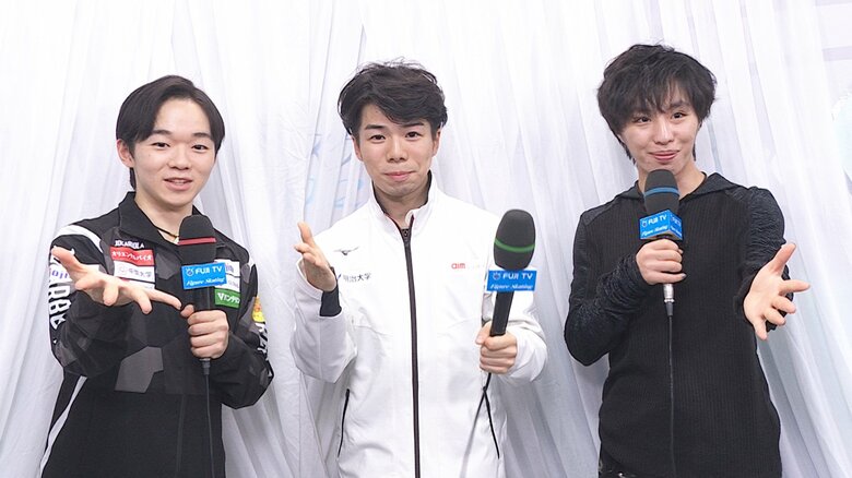 「メダリスト・オン・アイス」に出演した“関東卍ボーイズ”がVTRフリに挑戦