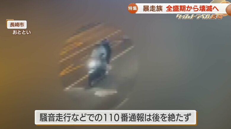2025年2月　長崎市内を爆音走行するバイク