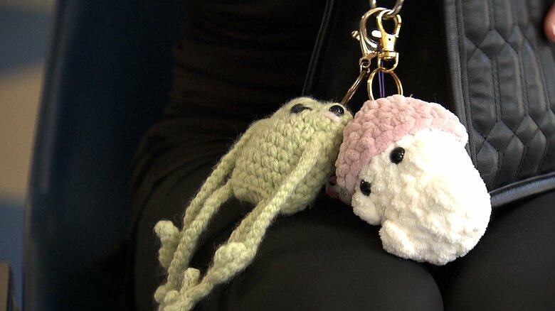 仕上げたキーホルダーはリンクで販売しリンク代の足しに