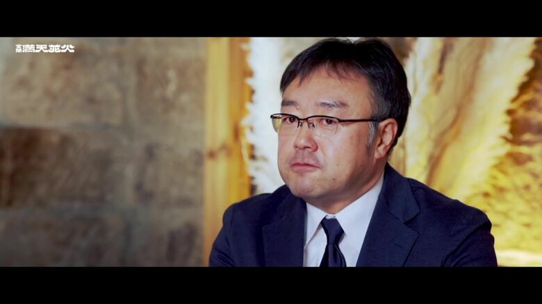 室蘭満点花火実行委員会 実行委員長 上村正人さん（公式動画より）