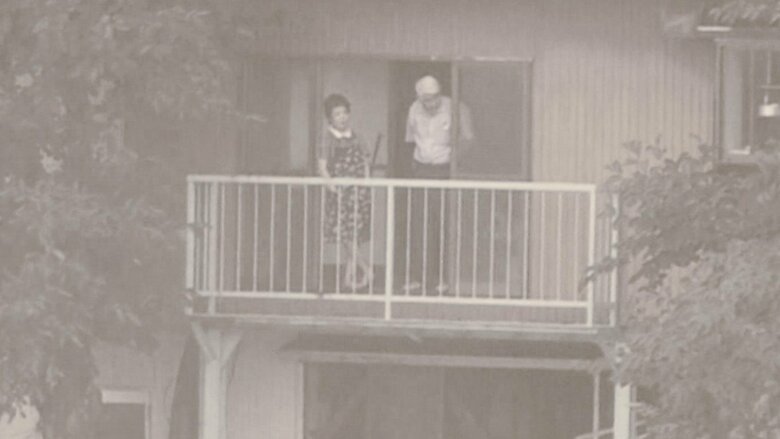 自宅2階で救助を待つ住民