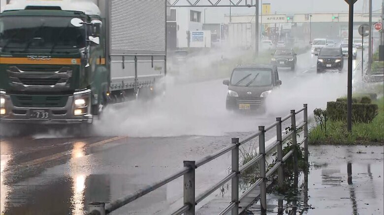 茨城・水戸市（9日午後3時半ごろ）