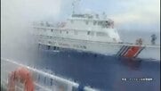中国海警「警告を無視し領海に侵入した」と反論　意図的挑発を繰り返していると非難　南シナ海でフィリピン船舶に放水