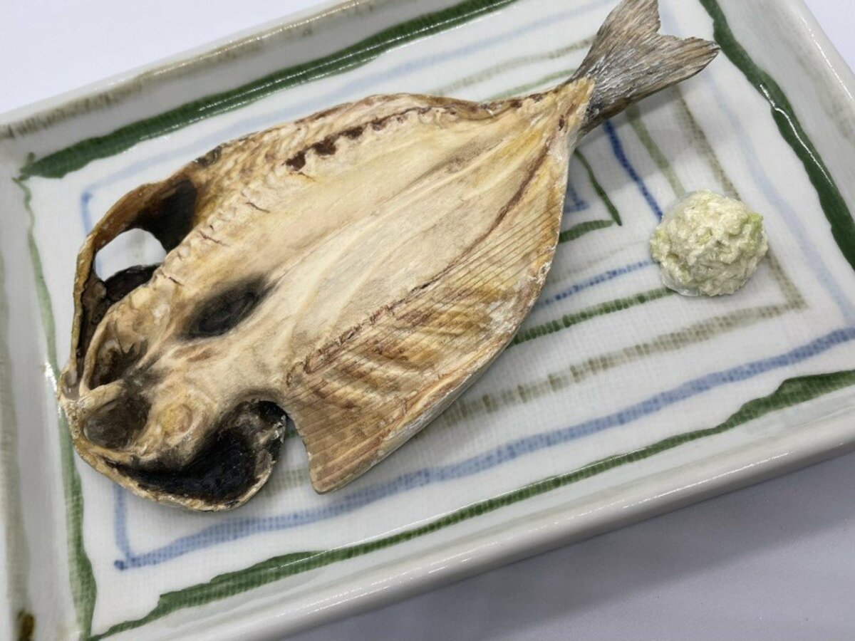 小3女子が作った木彫りの アジの開き がリアルすぎる 昨年に続き優秀賞獲得で 師匠 が感じた成長 Fnnプライムオンライン