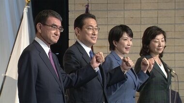 「議員票」岸田氏が一歩リード 「党員票」河野氏優勢も決選投票にもつれ込む見込み