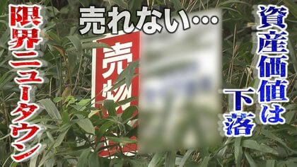 「限界ニュータウン」新築時2600万円が113万円　「だまされたとは思わないけど…」　“バブル期”開発　街から離れ、病院も学校もなく