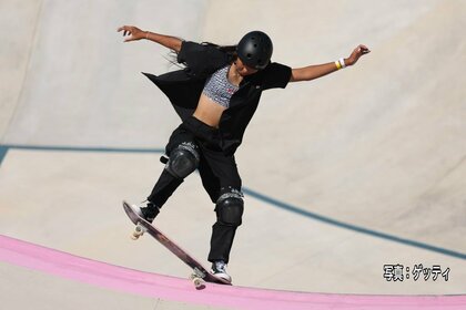 「出したいものを全て出し切った」スケボー女子パーク・開心那選手（15）2大会連続の銀メダル　パリ・オリンピック
