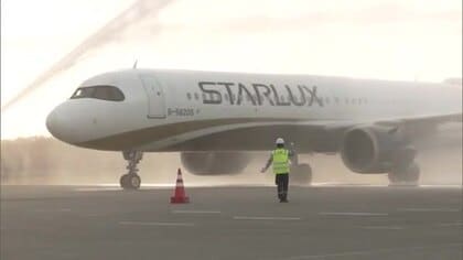 「交流促進をもたらす基盤として」　スターラックス航空 熊本ー台中線 就航