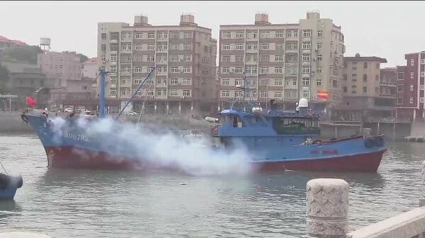 尖閣に出漁か 東シナ海の漁解禁にむけ中国漁船が出港 “処理水”海洋放出