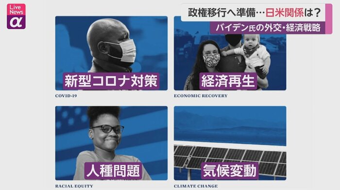 政権移行に向けたSNSより