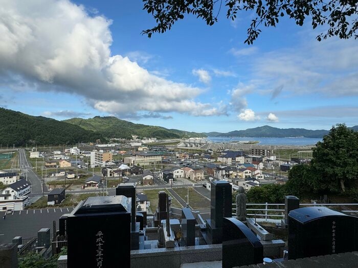 2014年時と今の大槌町。復興は進んだが、人はまだ戻らない