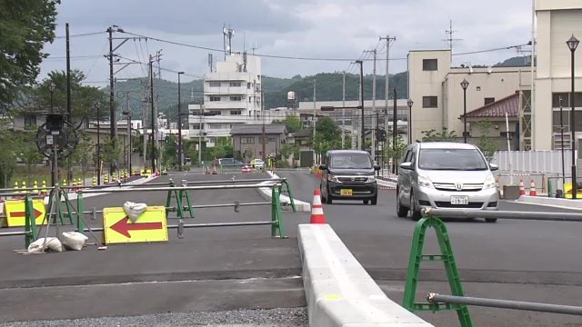 2024年7月撮影　道路の幅も広がり歩道もできた