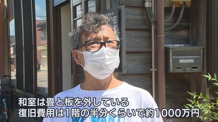 住宅兼店舗が床上浸水した高橋力弥さん