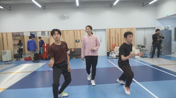 放課後はフェンシング部の指導