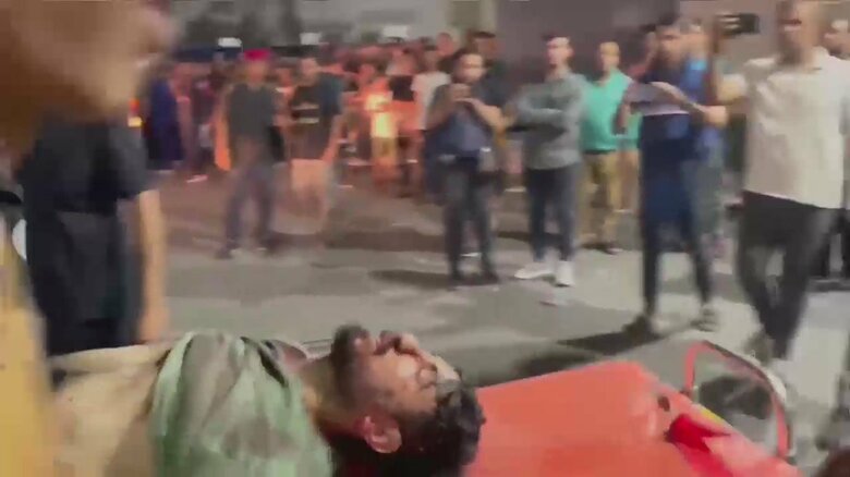 「ガザ病院への空爆で500人以上死亡」ハマスがイスラエル軍非難　イスラエル側は否定「ハマスのロケット弾が直撃」｜FNNプライムオンライン
