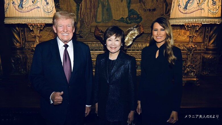 安倍昭恵夫人がトランプ夫妻と夕食会…政府内からは「昭恵さんを外交ルートに…トランプ氏は考えていないはず」石破首相より“早い”面会｜FNNプライムオンライン