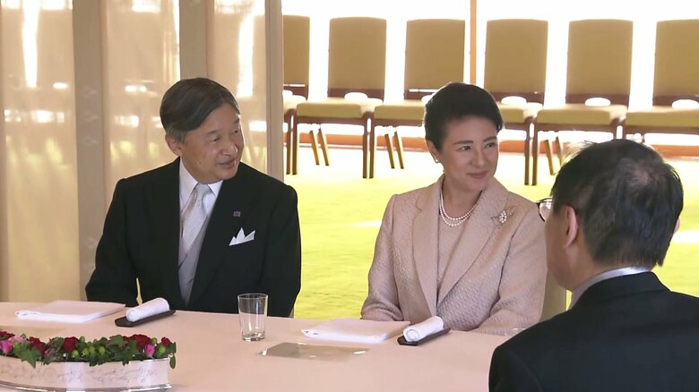 天皇皇后両陛下が宮中で「茶会」愛子さま、佳子さまも　王貞治さんや野沢雅子さんら招かれる…“文化功労者”顕彰式には野田秀樹さんら｜FNNプライムオンライン