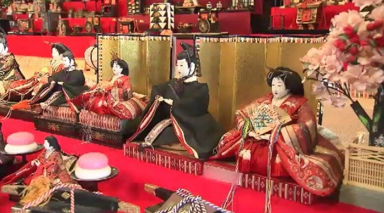 北九州市で『長崎街道ひなまつり』　旧街道沿いの4施設　ひな人形や道具など展示　福岡｜FNNプライムオンライン