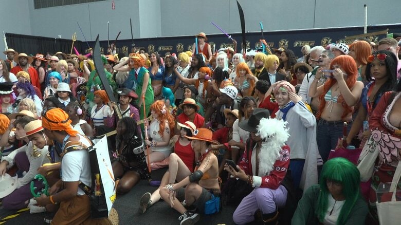 ニューヨークで「アニメNYC」開幕　「ワンピース」や「ドラゴンボール」ファンが熱狂　4日間で15万人来場見込み｜FNNプライムオンライン