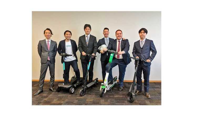 電動キックボード事業者の面々