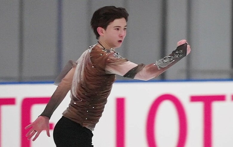 今季初めて4回転3本組み込んだ中田のフリー