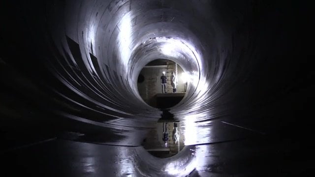 ゲリラ豪雨対策9年プランのうちの１つ小原田貯留管
