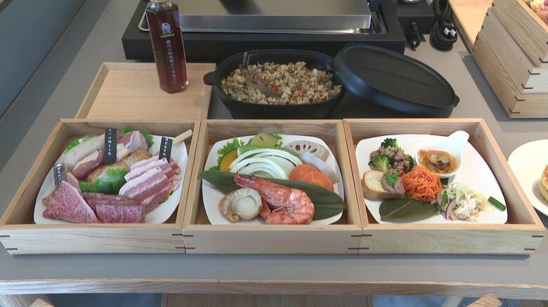 手ぶらでバーベキューができるプランも