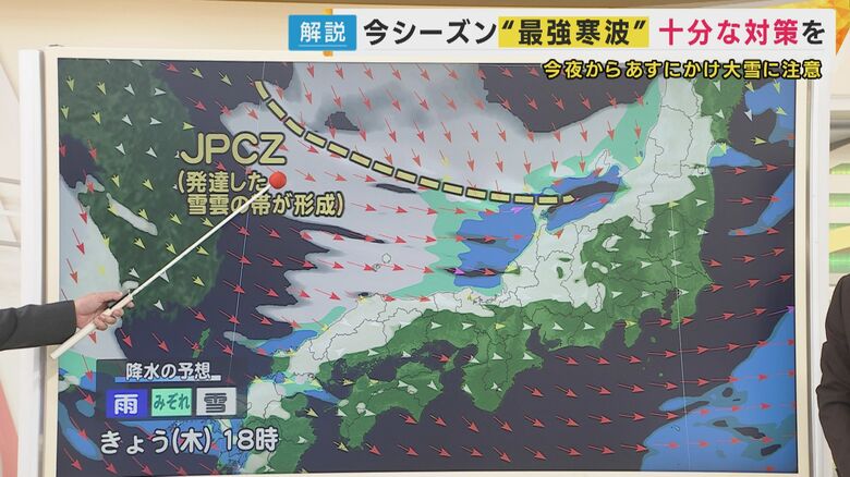 雪と風の予想